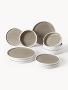 Conjunto de loiça Ginger, 4 pessoas, conjunto de 12