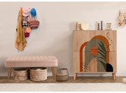 Conjunto de Mobiliário de Entrada Multilux – Sonomo Stone – Sapateira: