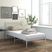 Estrutura de cama metal 90x200 cm branco