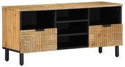 vidaXL Móvel de TV 100x33x46 cm madeira de mangueira maciça castanho