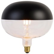 E27 cabeça de lâmpada LED regulável espelho preto 6W 360 lm 1800K