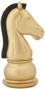 CAVALO OURO E PRETO 10,5X8,5X19 CM