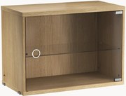 Vitrine com porta de vidro String System, L 58 x P 30 cm