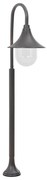 vidaXL Candeeiro de pé para jardim E27 120 cm alumínio bronze