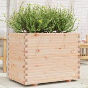 vidaXL Vaso/floreira de jardim 70x70x72,5 cm madeira de pinho maciça