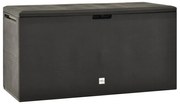 vidaXL Caixa de arrumação para jardim 114x47x60 cm antracite