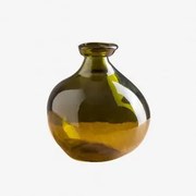 Vaso Em Vidro Reciclado Jound Verde Folhagem - Sklum
