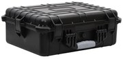 vidaXL Mala de viagem portátil 52x40x19 cm PP preto