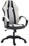 Cadeira Gaming em PU e Malha Transpirável Cadeira Gamer com Altura Aju