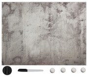 vidaXL Quadro magnético em vidro para parede 80x60 cm
