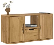 vidaXL Armário para TV com gaveta ODDA Madeira maciça de pinho