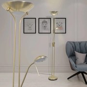 vidaXL Candeeiro de pé LED regulável 23 W