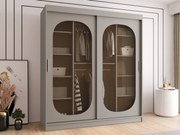 Roupeiro Hartford 520, Caxemira, 200x180x62cm, 149 kg, Portas para roupeiro: Deslizante, Número de prateleiras: 9, Número de prateleiras: 9