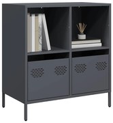 vidaXL Aparador 68x39x73,5 cm aço laminado a frio antracite