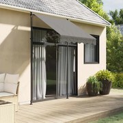 vidaXL Toldo retrátil 150x150 cm tecido e aço antracite