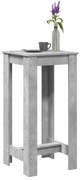 Mesa de bar 51x50x103,5cm derivados de madeira cinzento cimento