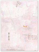 Quadro em tela pintado à mão Pink Petite