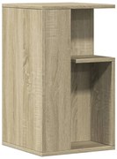 vidaXL Mesa de apoio 35x35x60 cm derivados de madeira carvalho sonoma