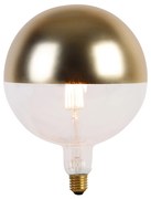 Lâmpada LED regulável E27 G200 espelho superior ouro 6W 360 lm 1800K