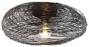 Candeeiro de teto design preto oval - Sarella Design
