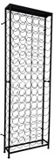 Suporte vertical para garrafas de vinho, metal por 108 garrafas