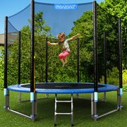 Trampolim Ø305cm incl. rede de segurança TÜV SÜD GS Azul