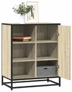 vidaXL Aparador 62x35x76 cm derivados de madeira carvalho sonoma