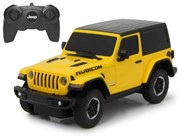 Carro Telecomandado Jeep Wrangler JL 1:24 2,4GHz Amarelo