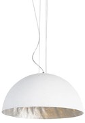 Candeeiro de suspensão moderno branco 50 cm - Magna Moderno