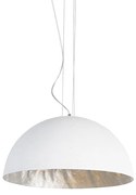 Candeeiro de suspensão moderno branco 50 cm - Magna