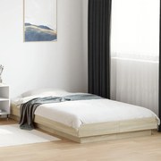 vidaXL Estrutura de cama 90x190cm derivados de madeira carvalho sonoma