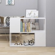 vidaXL Móvel de TV 80x24x63 cm derivados de madeira branco