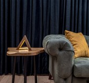 Candeeiro de Mesa KN02 – Castanho – 22 x 22 x 21 cm