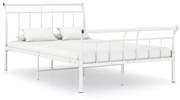 Estrutura de cama 120x200 cm metal branco