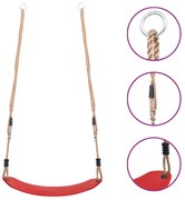 vidaXL Assento de baloiço infantil vermelho