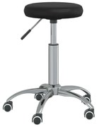 vidaXL Cadeira de jantar couro artificial preto