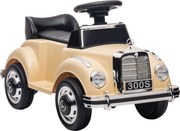 AIYAPLAY Carro de empurrar infantil Mercedes Benz design 300 S, Bege | Aosom Portugal
