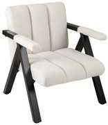 Cadeira de lazer moderna, cadeira de destaque estofada em veludo, branca