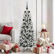 vidaXL Árvore de Natal Artificial com 150 LEDs Branco 150 cm
