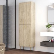 Armário Multiusos Berlin A – Travertino – 60 cm x 200 cm x 35 cm