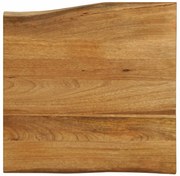 Tampo de mesa c/ borda viva 60x60x3,8 cm mangueira maciça