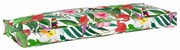 vidaXL Almofada de Palete para Banco Tropical Jungle 110 x 40 x 8 cm em Tecido Oxford
