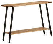 vidaXL Mesa consola 110x30x75 cm madeira de mangueira maciça