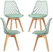 Pack 4 Cadeiras Mima - Celadon