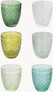 Copos Greenery Castle, conjunto de 6