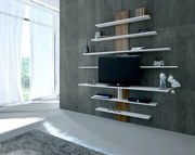 Unidade TV Zebra – Branco/Nogueira – 160x160x30 cm