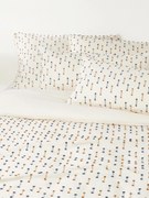 Capa de edredão em algodão com franjas tufadas Lenja