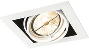 Foco embutido branco AR111 ajustável - Oneon Design,Moderno