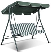 Toldo Tratamento impermeável para Pátio de Jardim Pátio Poliéster Verde-196 x 109 cm