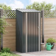 vidaXL Abrigos de jardim Antracite 103 x 74 x 200 cm Metal